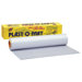 30" X 50' Opaque White Plast-O-Mat&reg; Ribbed Flooring Runner Roll PM