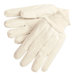 Cotton Canvas Gloves - 12 oz. canvas gloves w/knit wrist men's size