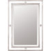 Downtown Mirror in Brushed Nickel