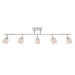 Pacifica Five Light Track Light in Polished Chrome