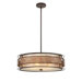 Mica 4 Light Drum Pendant