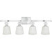 Deluxe  Vanity Light in Polished Chrome