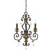 Marquette 3 Up Light Chandelier