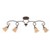 Monterey Mosaic Four Light Ceiling Track Light in Malaga