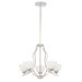 Carter Five Light Chandelier in Imperial Silver