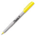 Permanent Marker, Ultra-Fine, Yellow