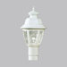 Newport II Weather Resistant Post Lantern with Clear Beveled Acrylic Panels