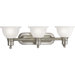 Madison Vanity Light in Brushed Nickel
