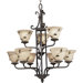 Eden 9 Light Chandelier