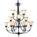Timberbrook 12 Light Chandelier