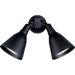 Twin Black Adjustable Floodlights