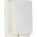 Hard-Nox Compact Fluorescent Outdoor Wall Lantern with White Ribbed Diffuser (5.75" x 8.25")