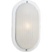 Polycarbonate Oval Incandescent Outdoor Wall Lantern