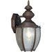 Roman Bronze Incandescent Outdoor Wall Lantern