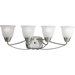 New Bedford Vanity Light in Brushed Nickel