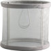Midnight Waltz 5" Silver Chiffon Chandelier Shade
