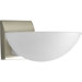 Scoop One Light Bath Vanity in Brushed Nickel