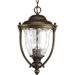 Prestwick Three Light Large Hanging Lantern in Oil Rubbed Bronze