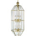 Beveled Glass 12 Light Foyer Pendant