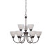 Tia 9 Light Chandelier