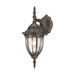 Westchester One Light Outdoor Down Wall Lantern in Painted Bronze