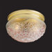 5.25" 2 Light Crystal Flush Mount