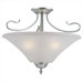 Elipse 3 Light Convertible Pendant or Semi Flush