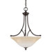 Harmony 3 Light Inverted Pendant