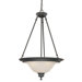3 Light Inverted Pendant