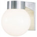 Exterior  Wall Lantern in Brushed Aluminum