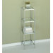 Glacier Four Tier Etagere in Chrome