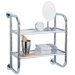 Two Tier Bath Shelf in Chrome