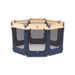 Soft Sided Exercise Pen in Navy / Tan
