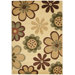 Porcello Ivory/Green Rug