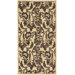 Courtyard Cr&egrave;me/Black Leaves Rug