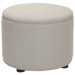 Hudson Fabric Ottoman