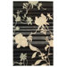 Rodeo Drive Black Floral Rug