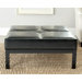 Terrence Leather Cocktail Ottoman
