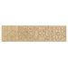 Bella Rocca 3" x 12" Decorative Border in Etruscan Gold