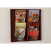 Four Pocket Acrylic and Oak Wall Display