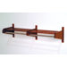 Double Hat and Coat Rack with Chrome Bar