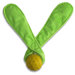 Ears Dog Toy Green