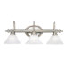 Polar  Vanity Light in Pewter