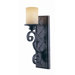 Carmel One Light Wall Sconce in Slate