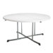 60" Round Fold-in-Half Table in White