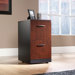 Via Two Drawer Pedestal in Classic Cherry