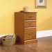 Orchard Hills Three Drawer Pedestal in Carolina Oak