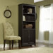 Edge Water Library Bookcase in Estate Black