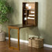 Frank Fold-Out Convertible Writing Desk with Shelves