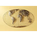 Poole World Map Wall Sculpture